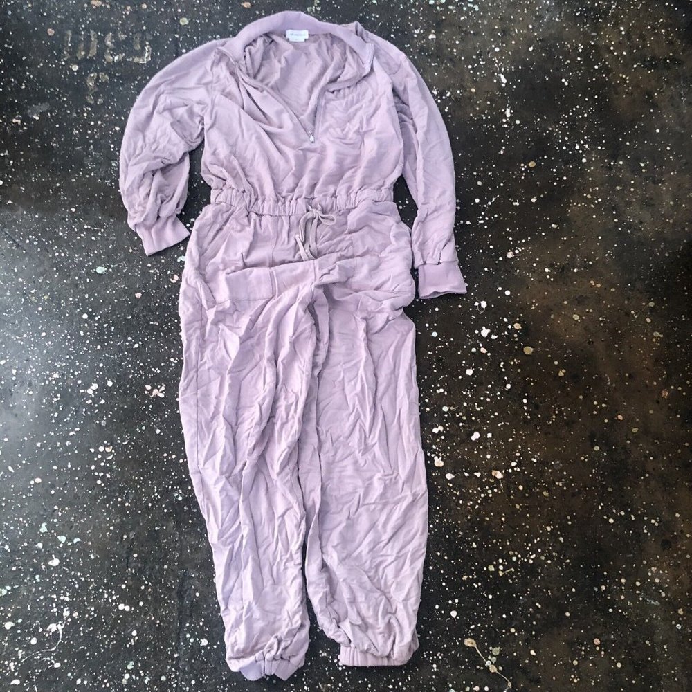 Lovers and Friends Emily Jumpsuit Bark Beige Long Sleeve - Picture 6 of 7